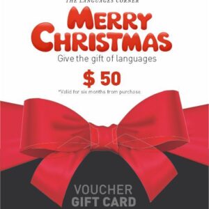 $50 GIFT CARD: GIVE THE GIFT OF LANGUAGES!